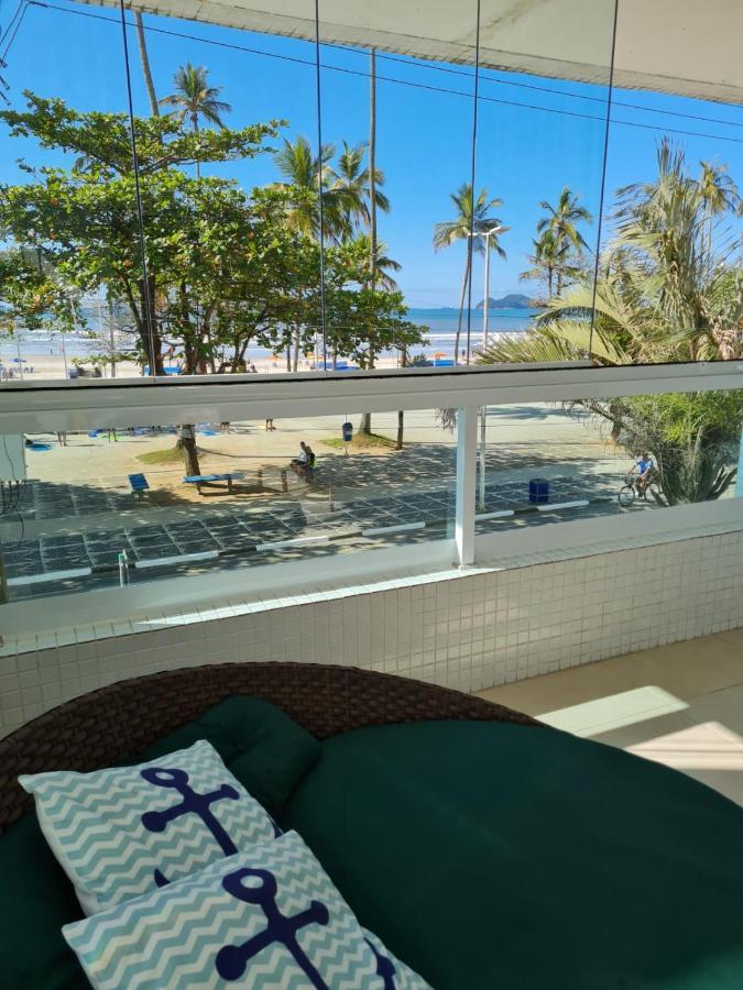 Exclusiva Varanda pé na areia Pitangueiras Guarujá Exterior foto
