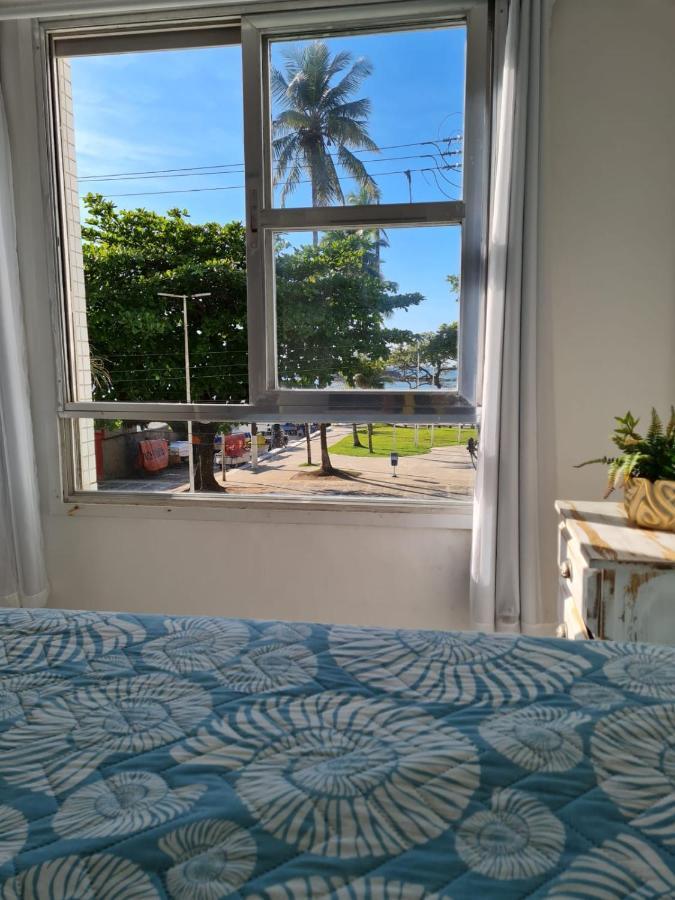 Exclusiva Varanda pé na areia Pitangueiras Guarujá Exterior foto